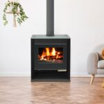 BELLEZA RUBIN LUX Black Holzofen 13kW (max. 21 kW)